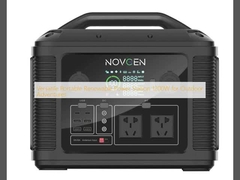 Estação de energia renovável portátil versátil 1200W para aventuras ao ar livre