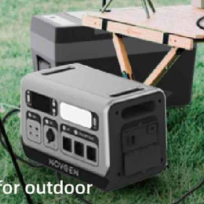 Lifepo4 Estação de Energia Portátil 2048Wh Com Plug On / Off Grid Em Controle Inteligente
