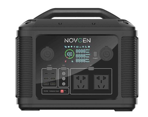 Estação de energia portátil de 1200W 1075.2Wh Capacidade da bateria para necessidades de emergência ao ar livre