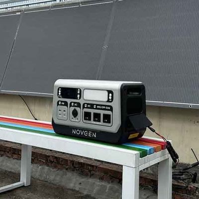 2048WH Sistema de armazenamento de energia de varanda flexível portátil para as necessidades de energia em movimento